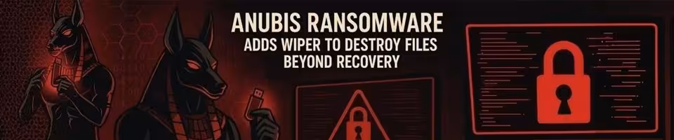 Anubis Ransomware: New Wiper Feature Destroys Files Beyond Recovery